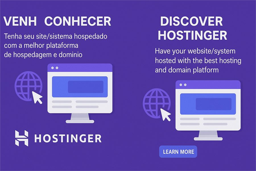 Hospedagem Hostinger para sites e sistemas